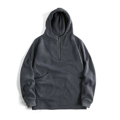 Herren Kapuzenpullover Modern Komfortabel Reißverschluss