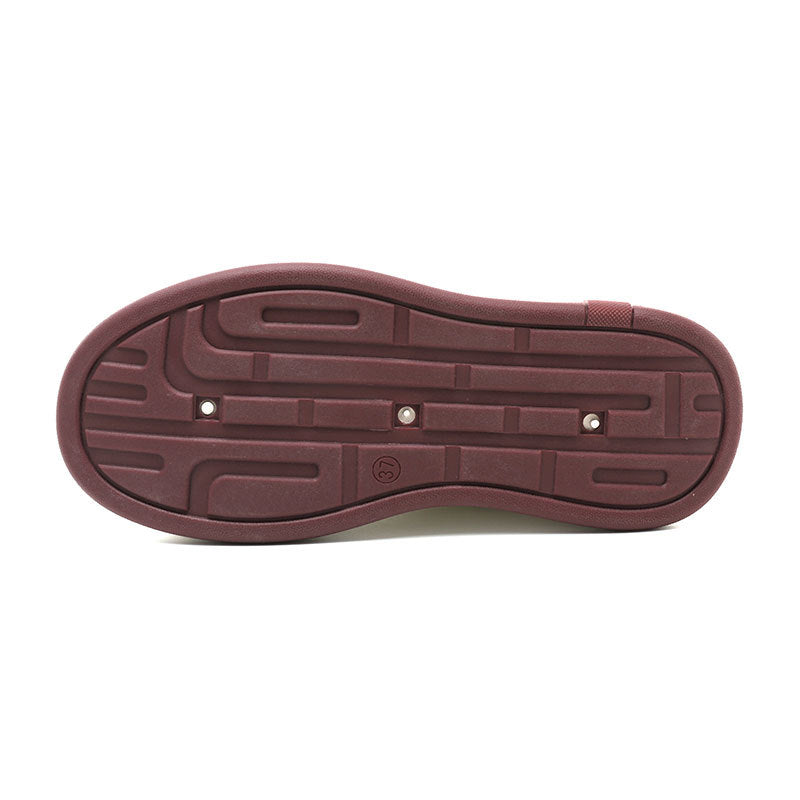 Damen Sneaker Bequem Chunky Atmungsaktiv Weiß