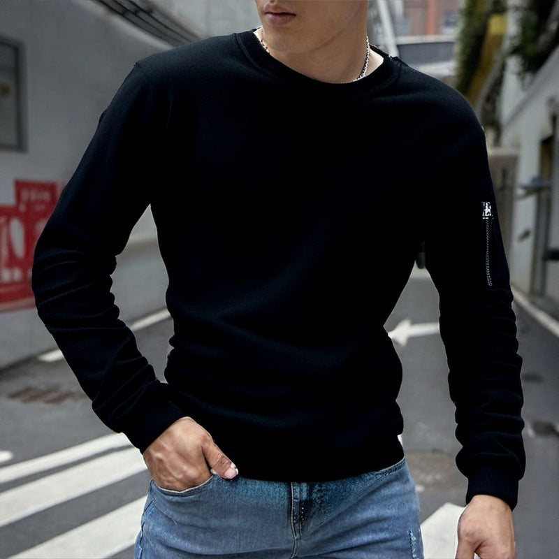 Herren Sportshirt Sweatshirt Casual Modern