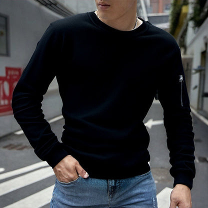 Herren Sportshirt Sweatshirt Casual Modern