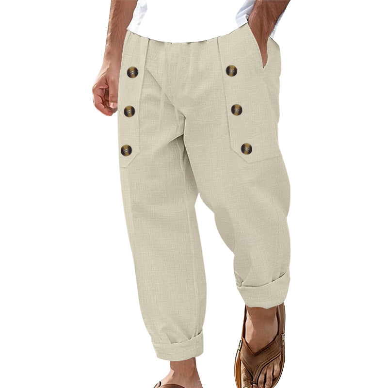 Bequeme Herrenhose Baumwolle Lässig mit Taschen