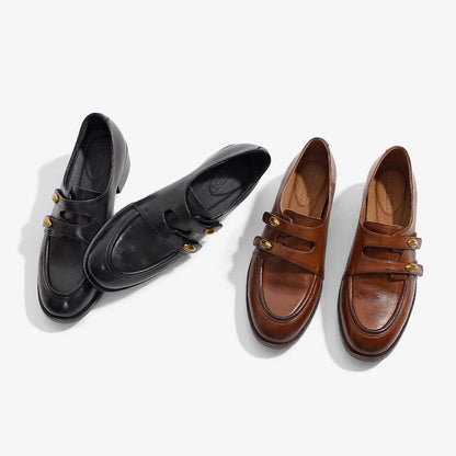 Damen Mokassins Elegante Schuhe mit Riemchen Gold