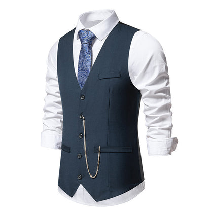 Herren Anzugweste Elegant Klassisch Mit Modernem Style