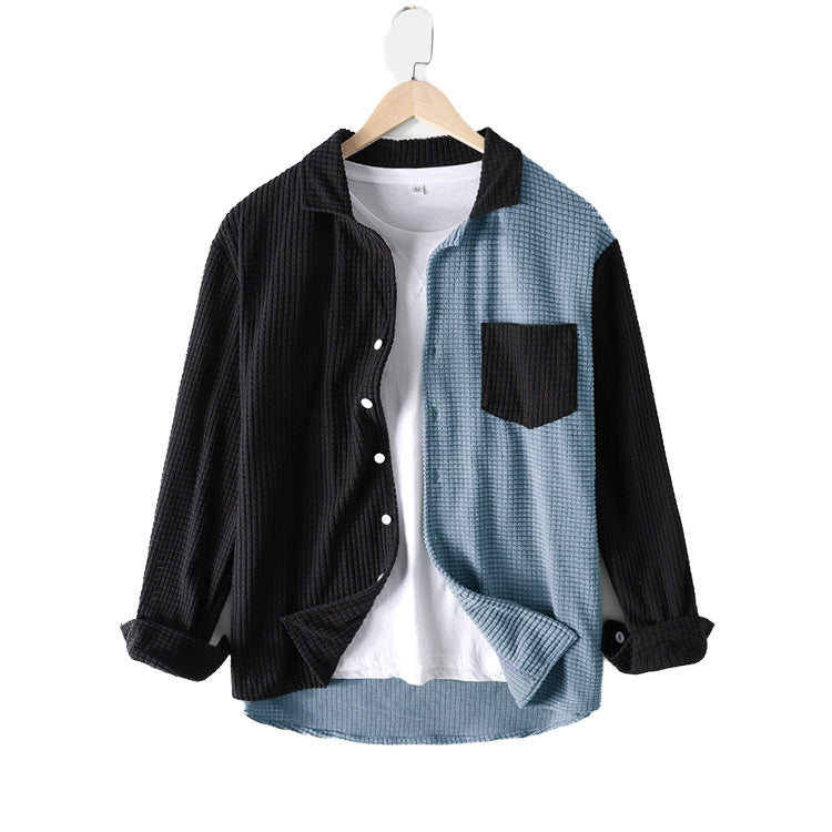 Herren Karo-Hemd Lässig Modern Berlin Stil