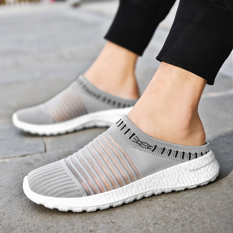 Damen Sneaker Bequem Atmungsaktiv Slip-OnSchuhe
