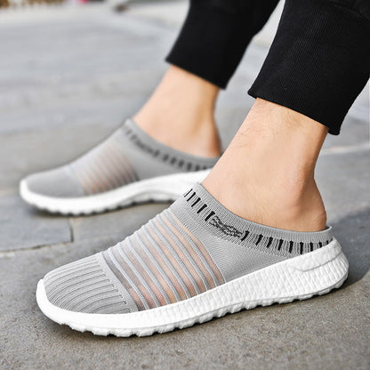 Damen Sneaker Bequem Atmungsaktiv Slip-OnSchuhe