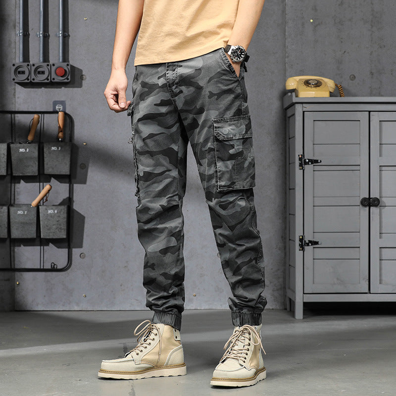 Herren Cargo-Hosen Praktisch Elastisch Mit Vielen Taschen