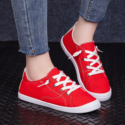 Segeltuchschuhe Damen Heidi Stil Bequem