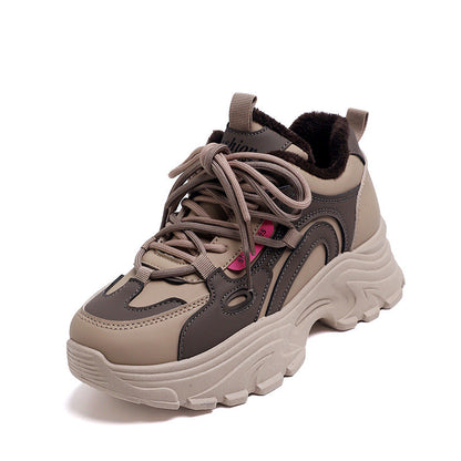 Damen Schnürschuhe Bequem Atmungsaktiv Komfortsohle Trend