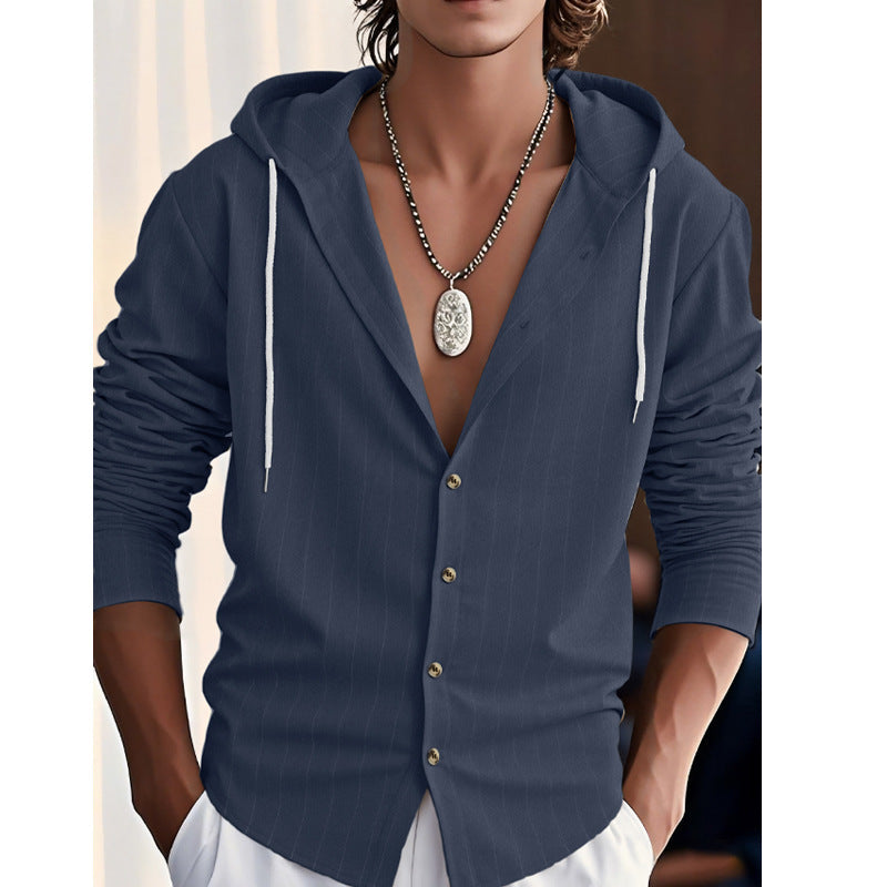 Herren Kapuzenpullover Modern Streifen Design