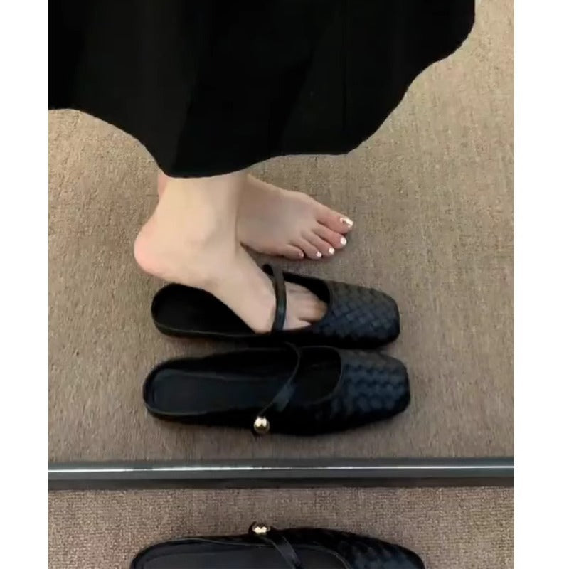 Damen Mokassins Bequem Riemen Schuhe Chic