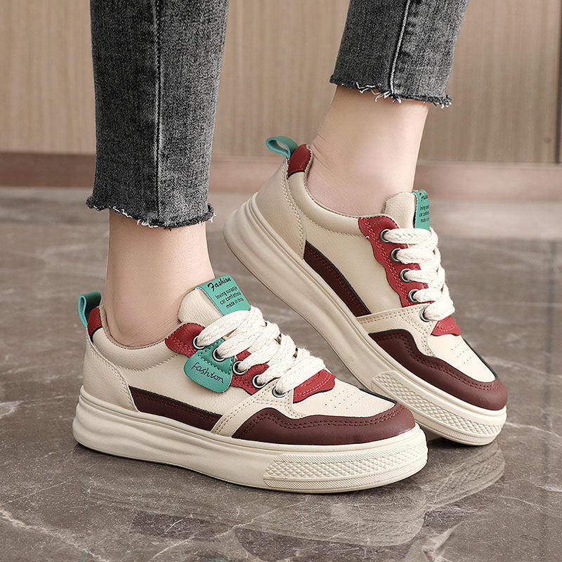 Damen Sneaker Sportlich Bequem Laufsohle Farbenfroh