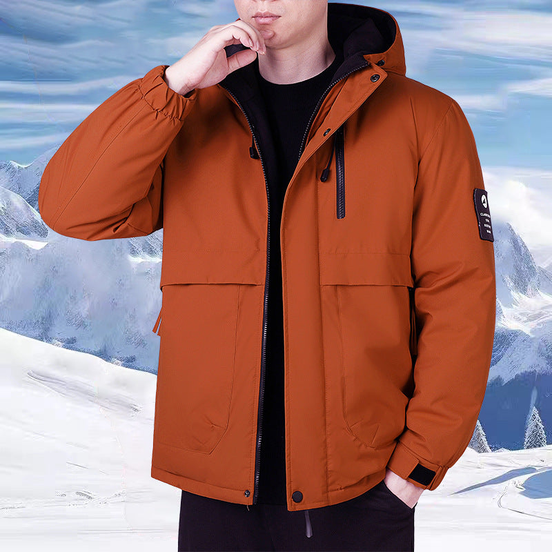Herren Outdoor-Jacke Isoliert Wasserdicht Winter - BerlinGlamour