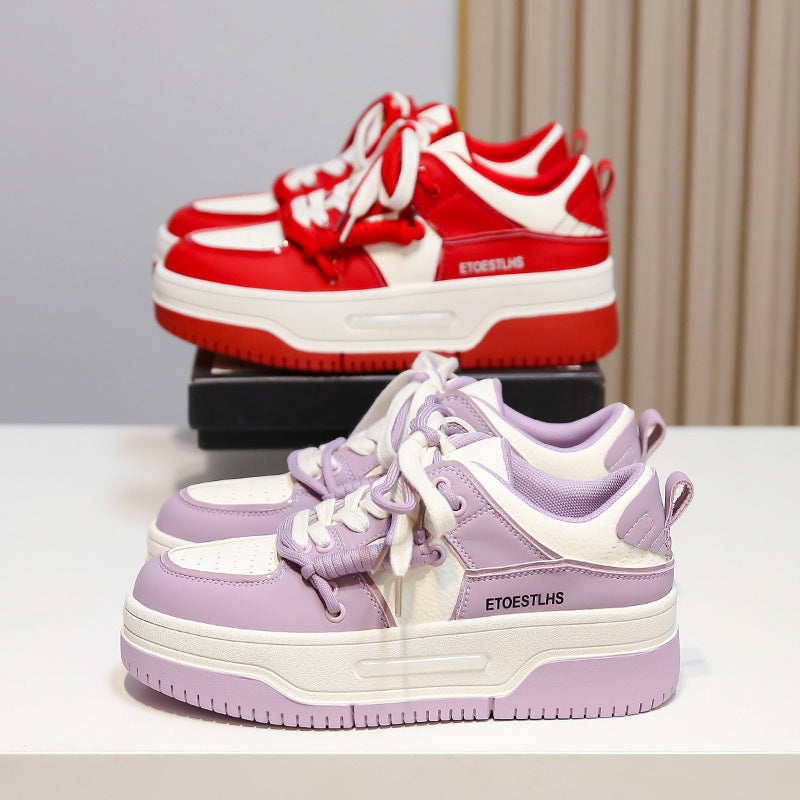 Damen Plattform Sneaker Hoch Modisch Komfortabel Schwarz - BerlinGlamour