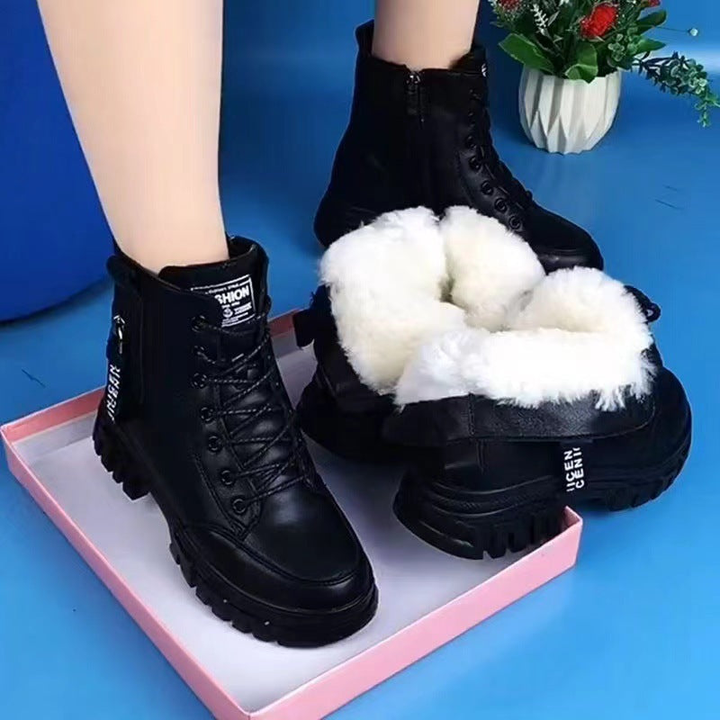 Damen Winterstiefel Warm Bequem Robust Schnee - BerlinGlamour