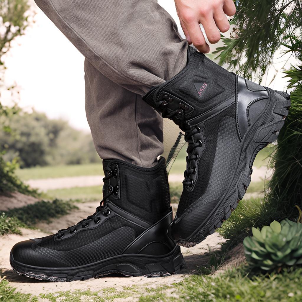 Herren Outdoor-Stiefel Knöchelschutz Rutschfest Wanderschuhe