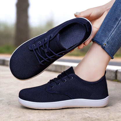 Damen Schnürschuhe Leicht Atmungsaktiv Flexibel