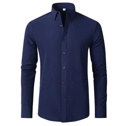 Herren Langarmhemd Slim Fit Elegantes Berlin Style
