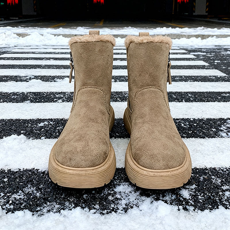 Damen Winterstiefel Isoliert Flauschig Robust