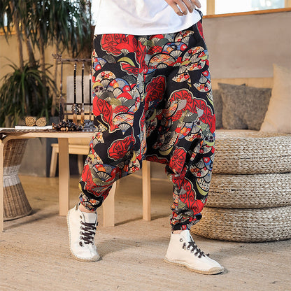Herren Haremshose Komfort Orient-Style Bequem