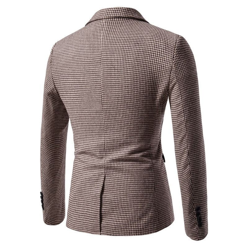 Herren Blazer Karomuster Elegant Modern