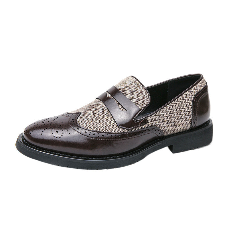 Damen Loafers Elegante Schuhe mit Struktur Obermaterial