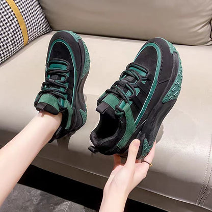 Damen Sneaker Chunky Atmungsaktiv Komfort Schuhe