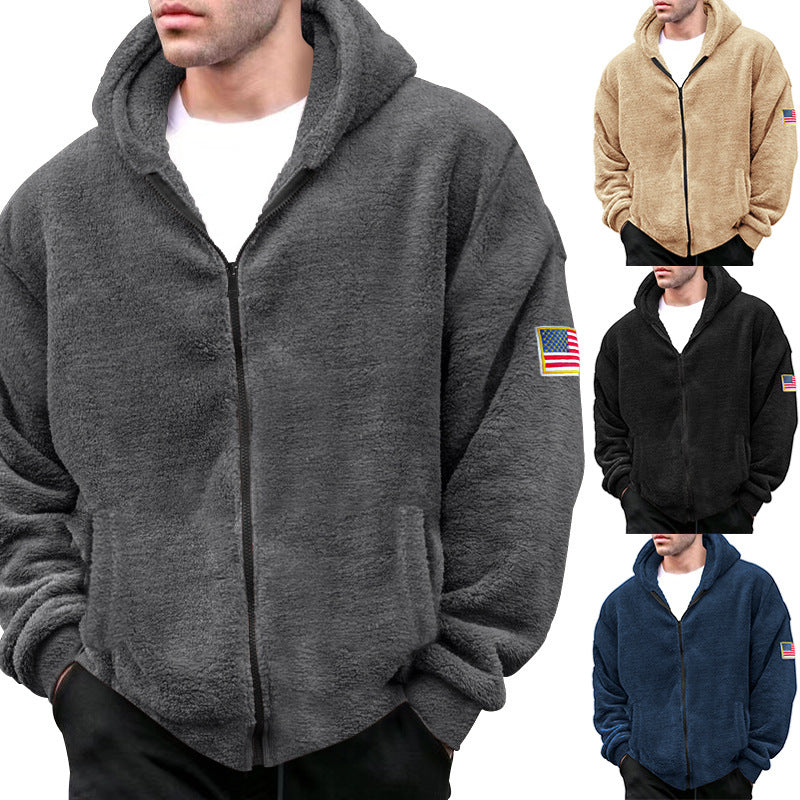 Herren Pullover Kapuzenpullover Flauschig Warm - BerlinGlamour