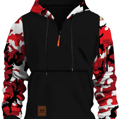 Herren Kapuzenpullover Modern mit Taschen und Hoodie Style