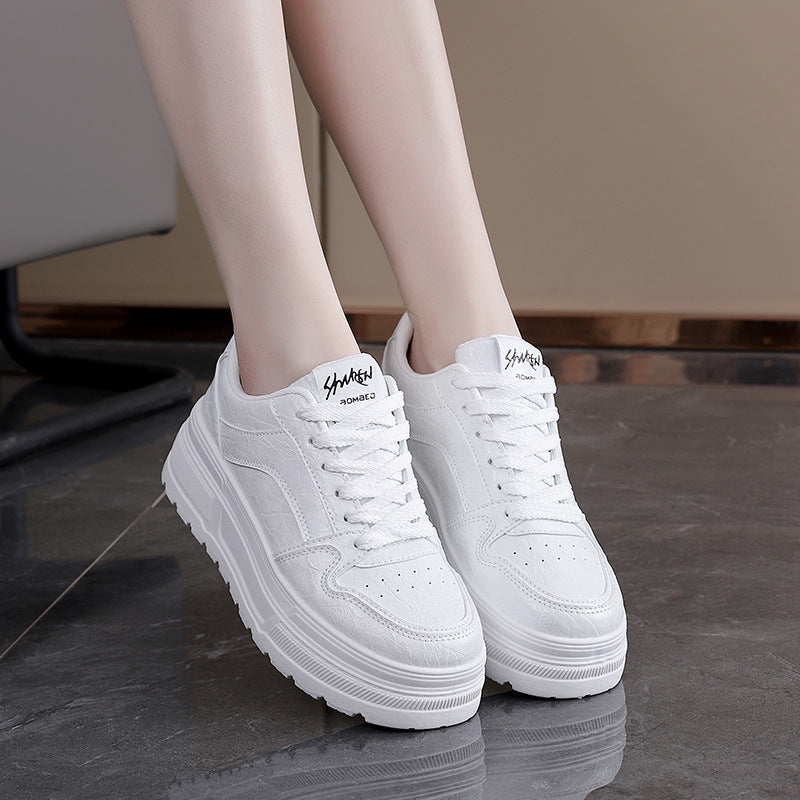 Damen Sneaker Sportlich Lässig Dicke Sohle
