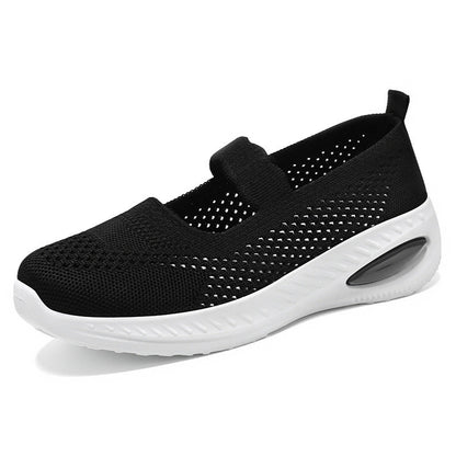Damen Sneaker Atmungsaktiv Elastisch Bequem Sport