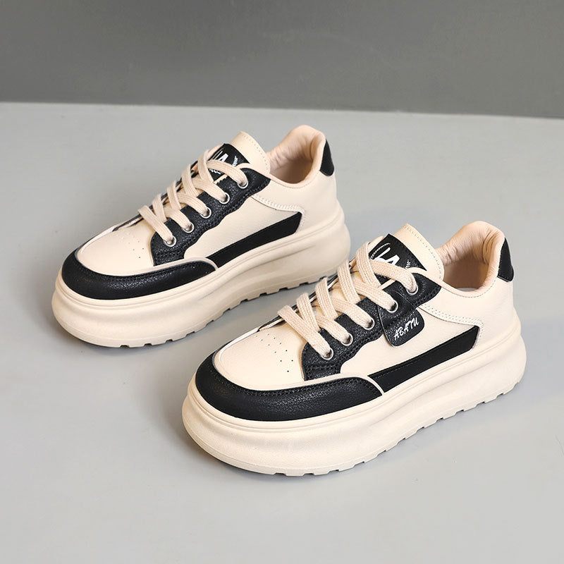 Damen Plateau Sneaker Hoch Modisch Komfortabel