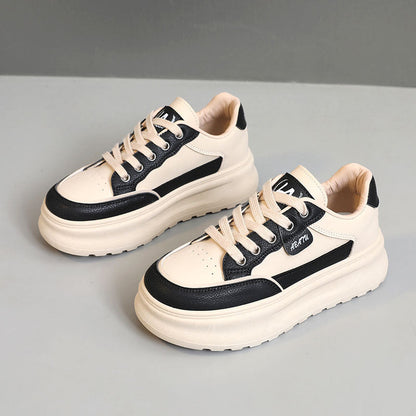 Damen Plateau Sneaker Hoch Modisch Komfortabel