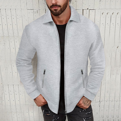 Herrenjacke Modern mit Reißverschlusstaschen Trendig