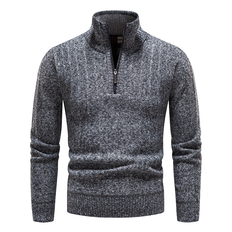 Strickpullover Herren Modern Highneck Pullover Trendig