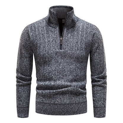 Strickpullover Herren Modern Highneck Pullover Trendig