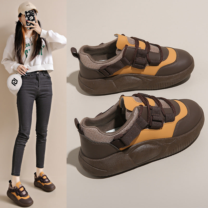 Damen Sneaker Sportlich Elastisch Dicksohlige Schuhe - BerlinGlamour