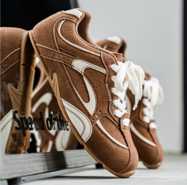 Damen Sneaker Wildleder Bequem atmungsaktiv Sportlich