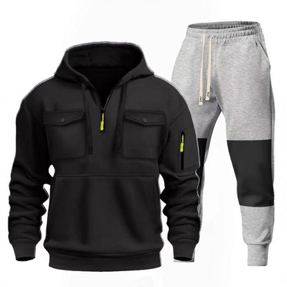 Herren Sportset Sweatshirt und Jogginghose Funktionell Komfortabel