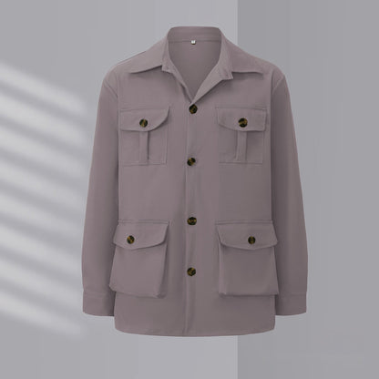 Herren Utility-Jacke Vielseitig Praktisch Wasserabweisend
