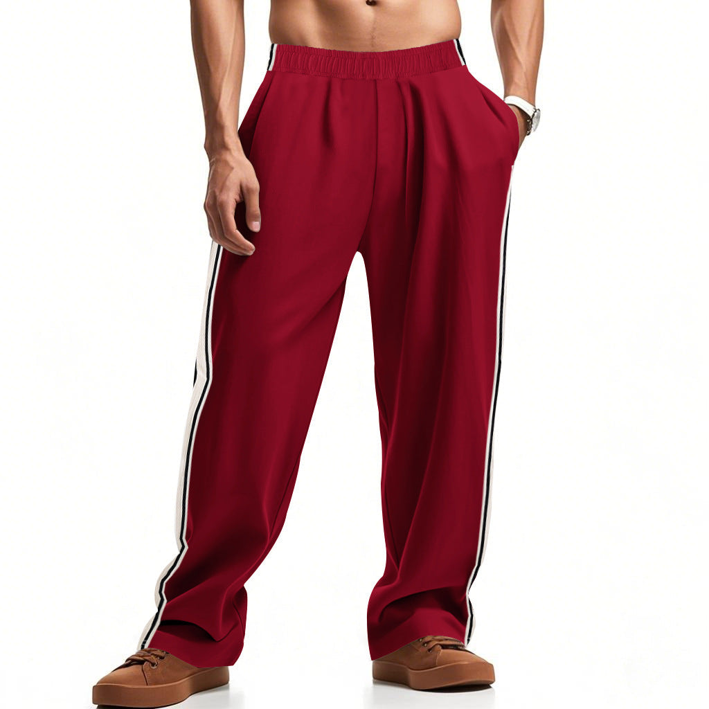 Herren Sporthose Bequem Elastisch Mit Streifen - BerlinGlamour