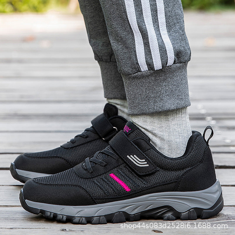 Damen Sportsneaker Outdoor Laufschuhe Bequem Klettverschluss