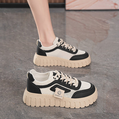 Damen Sneaker Rutschfest Atmungsaktiv Trendy Sportlich