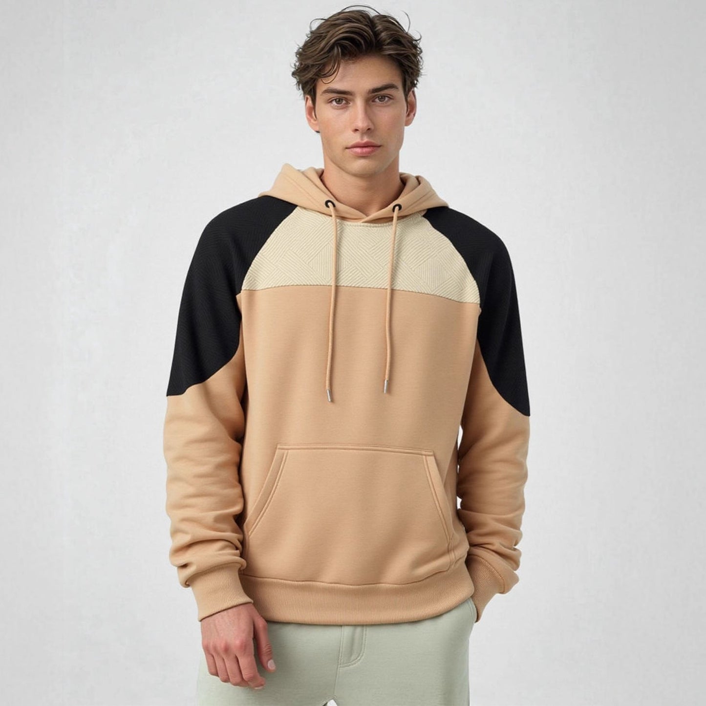 Herren Kapuzenpullover Sportlich Modern mit Kängurutasche