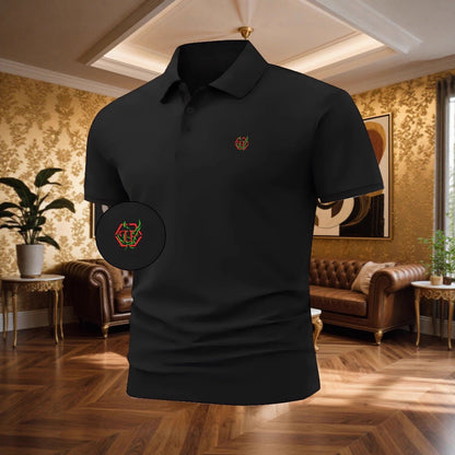 Herren Polohemd Modern Schnitt Edles Design