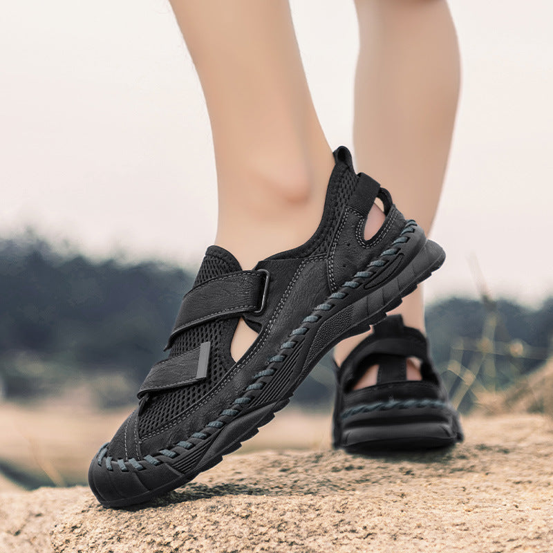 Damen Sneaker Bequem Atmungsaktiv Mit Klettverschluss
