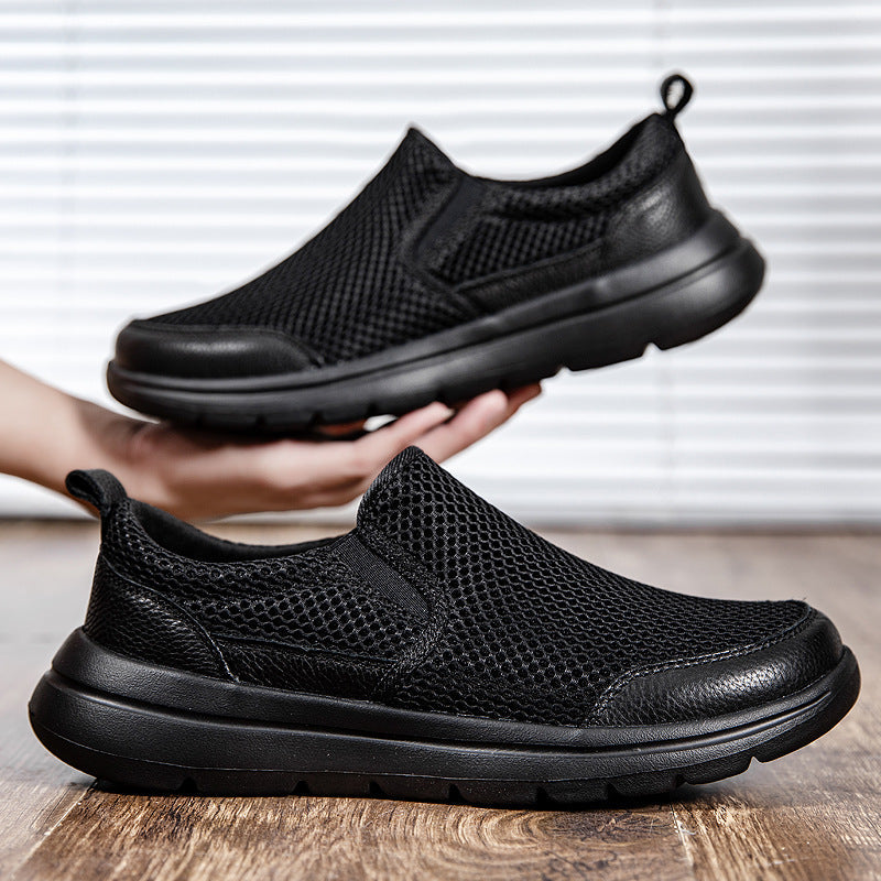 Damen Sneaker Slip-On Atmungsaktiv Mit Rutschfester Sohle