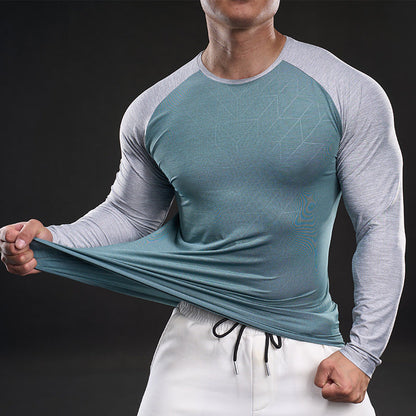 Herren Funktionsshirt Langarm Sportlich DryFit