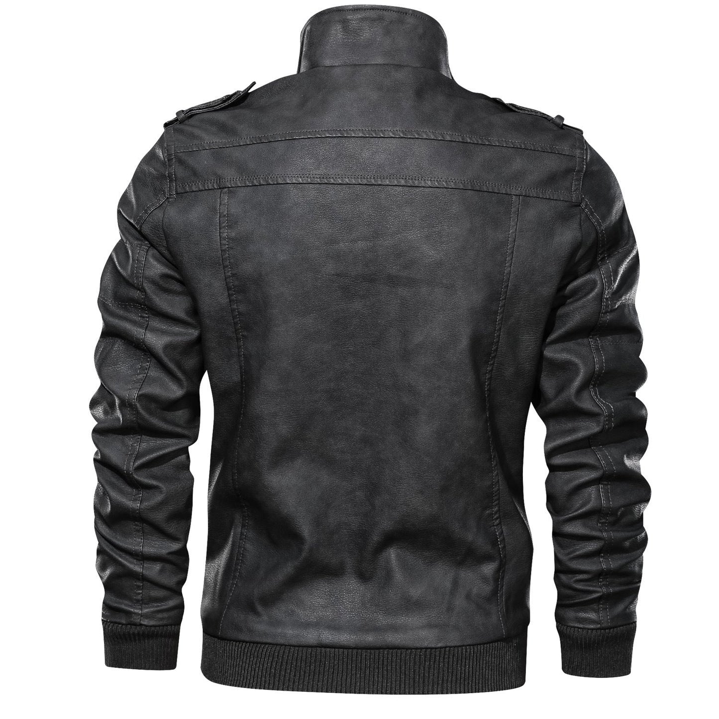 Herren Lederjacke Schwarz Modern Berlin Style