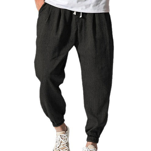 Herren Sporthose Bequem Elastischer Bund Freizeithose